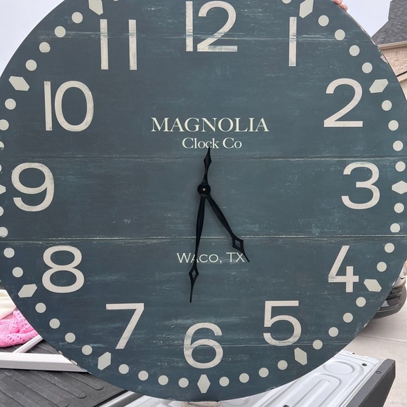 Magnolia Wall Decor Magnolia Chip And Joanna Clock Poshmark